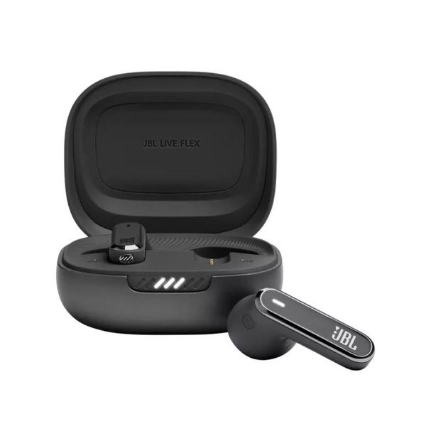 سماعات أذن JBL Live Flex مع خاصية إلغاء الضوضاء التكيفي | أسود سماعات أذن JBL Live Flex مع خاصية إلغاء الضوضاء التكيفي | أسود